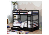 CM-BK588T-BK-BED California Twin/Twin Bunk Bed