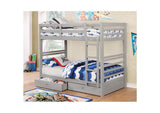 CM-BK588T-GY-BED California Twin/Twin Bunk Bed