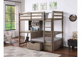 CM-BK828GY-BED Callistus Twin/Workstation Loft Bed