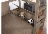 CM-BK828GY-BED Callistus Twin/Workstation Loft Bed