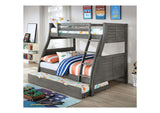 CM-BK963GY-BED Hoople Twin/Full Bunk Bed