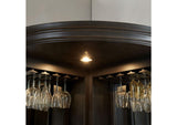 CM-CR142GY-CURIO Voltaire Corner Curio