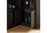 CM-CR142GY-CURIO Voltaire Corner Curio