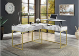 CM-DK406WH-PK Freiburg Corner Desk