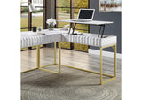 CM-DK406WH-PK Freiburg Corner Desk