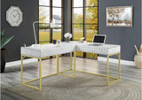 CM-DK406WH-PK Freiburg Corner Desk