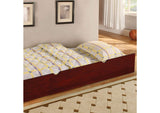 CM7904CH-T-BED Carus Cherry Twin Platform Bed w/Dresser and Mirror