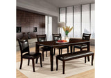 CM3024T Woodside Dark Cherry Extension Leaf Dining Table w/4 Side Chair