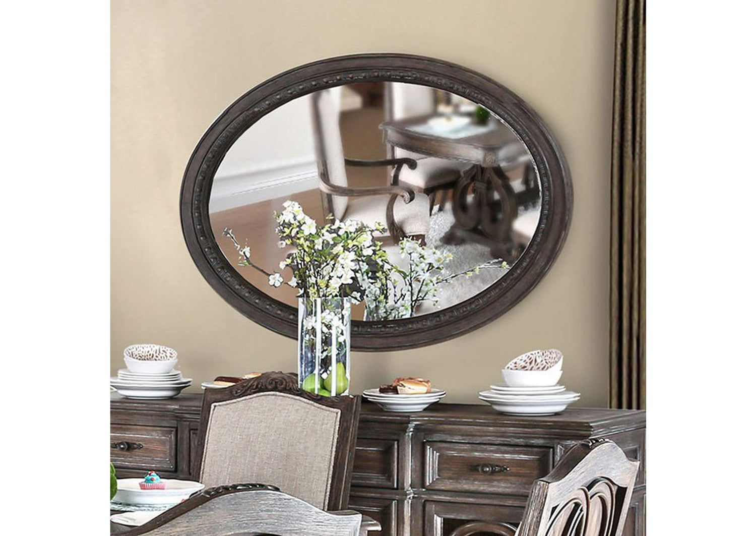 Arcadia Oval Mirror