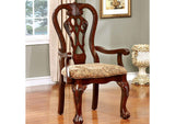 CM3212T-TABLE Elana Cherry Dining Table w/2 Arm Chair and 4 Side Chair