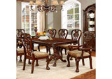 CM3212T-TABLE Elana Cherry Dining Table w/2 Arm Chair and 4 Side Chair