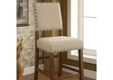CM3324BC-2PK Sania II Rustic Oak Counter Table w/4 Counter Chair
