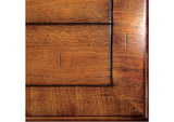 CM3431T Mayville Black/Antique Oak Extension Dining Table w/6 Side Chair