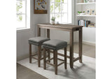CM3474GY-PT-3PK Caerleon 3 Pc. Counter Ht. Dining Set