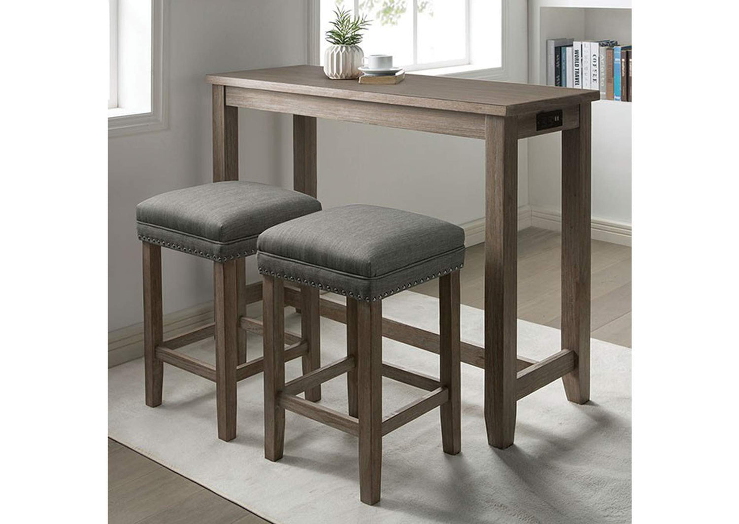 Caerleon 3 Pc. Counter Ht. Dining Set