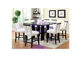 CM3559PT Luminar II Black Counter Table w/6 Black Counter Chair