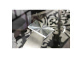 CM3726T-TABLE Orla Silver/Black Dining Table w/4 Side Chair
