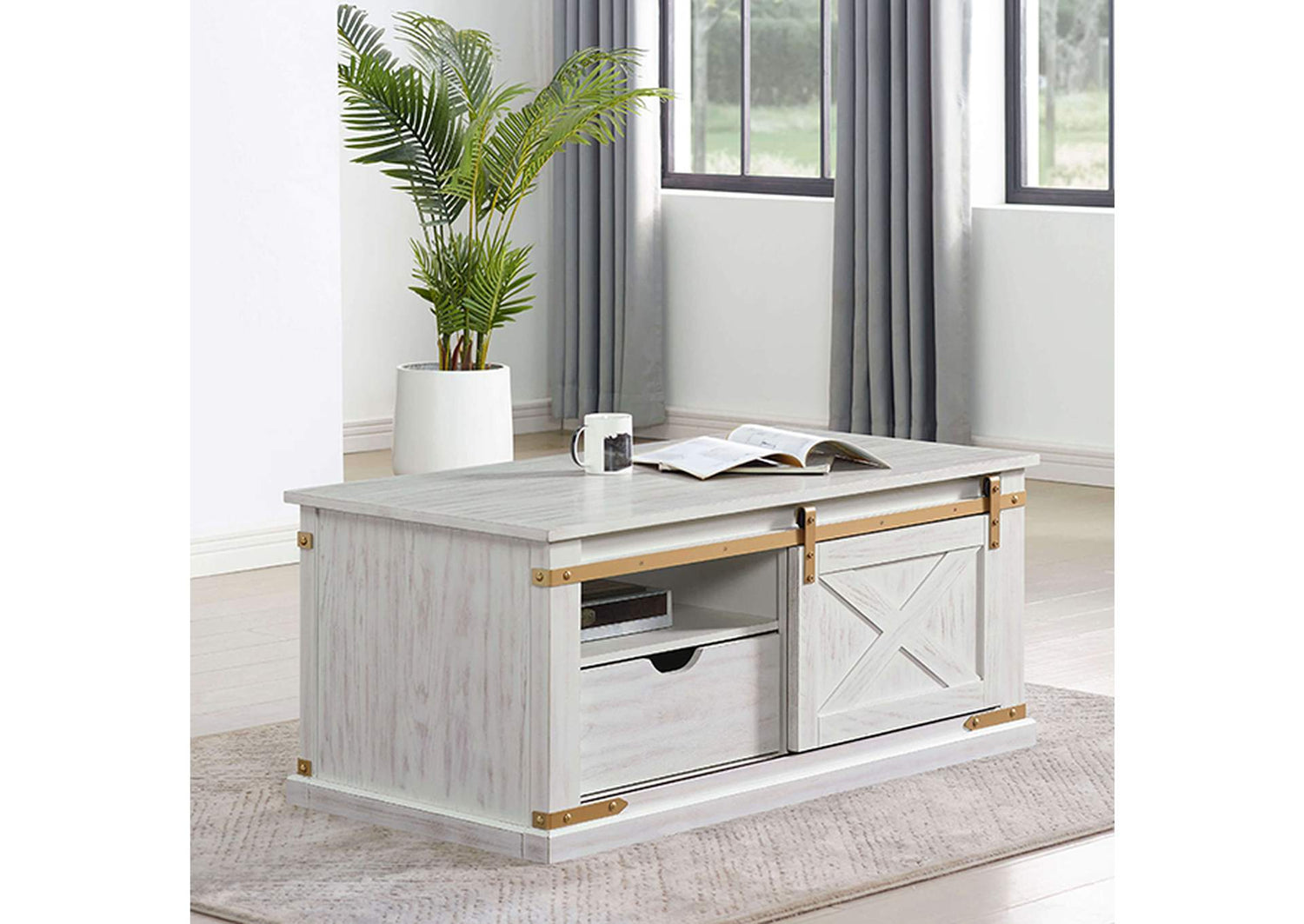 CM4018WH-C Bacerra Coffee Table