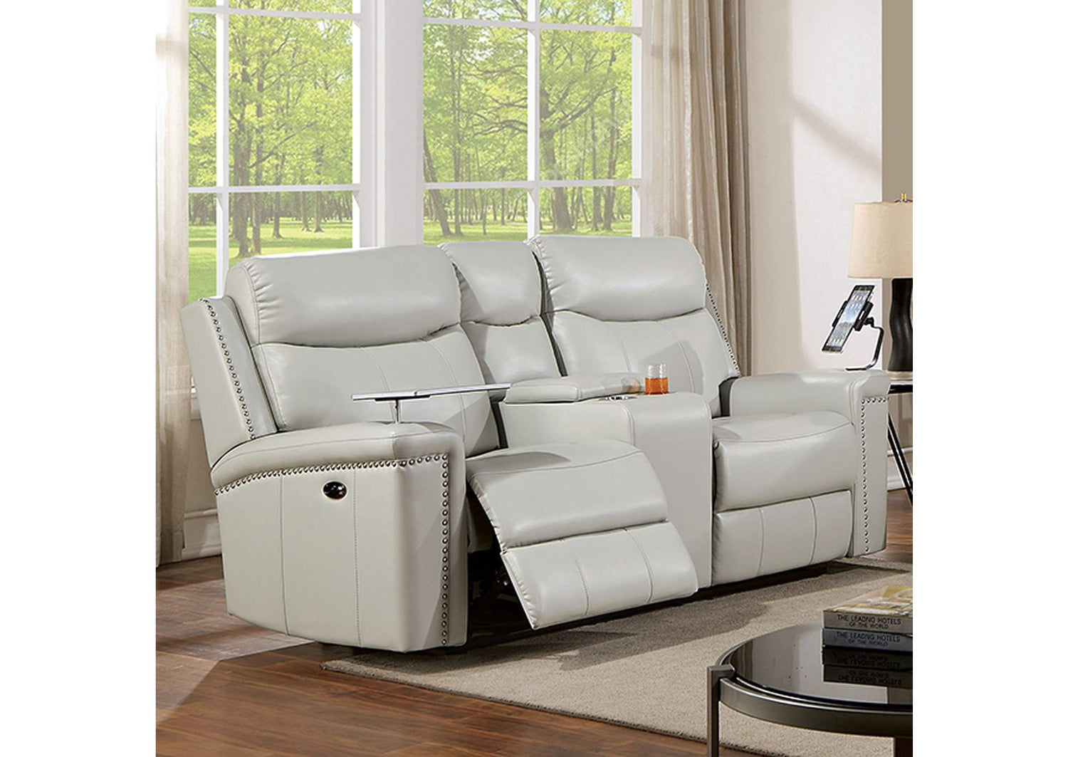 Florine Power Loveseat