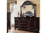 CM7129D Syracuse Dark Walnut Dresser and Mirror