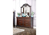 CM7260D Mandura Cherry Dresser and Mirror