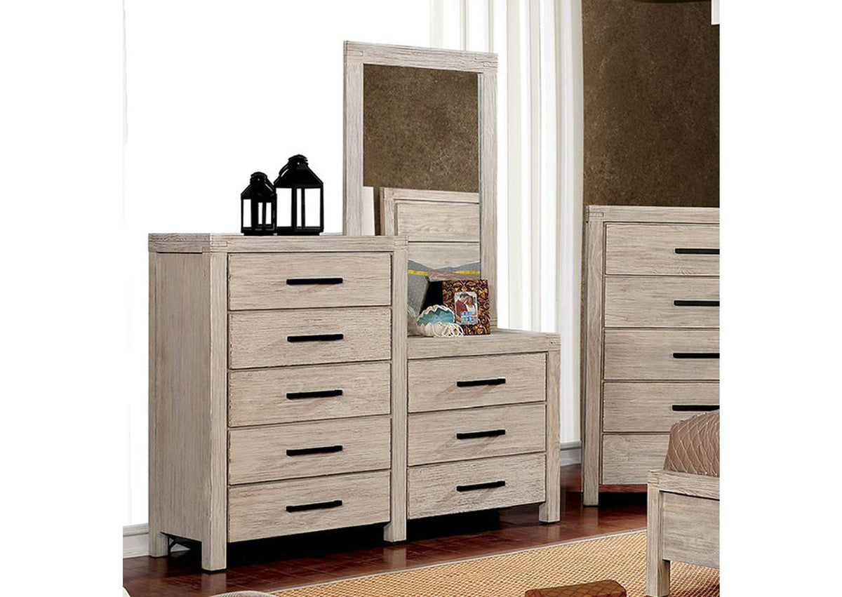 Strasburg 8-Drawer Dresser Mirror
