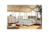 CM7382WH-CM Strasburg 8-Drawer Dresser Mirror