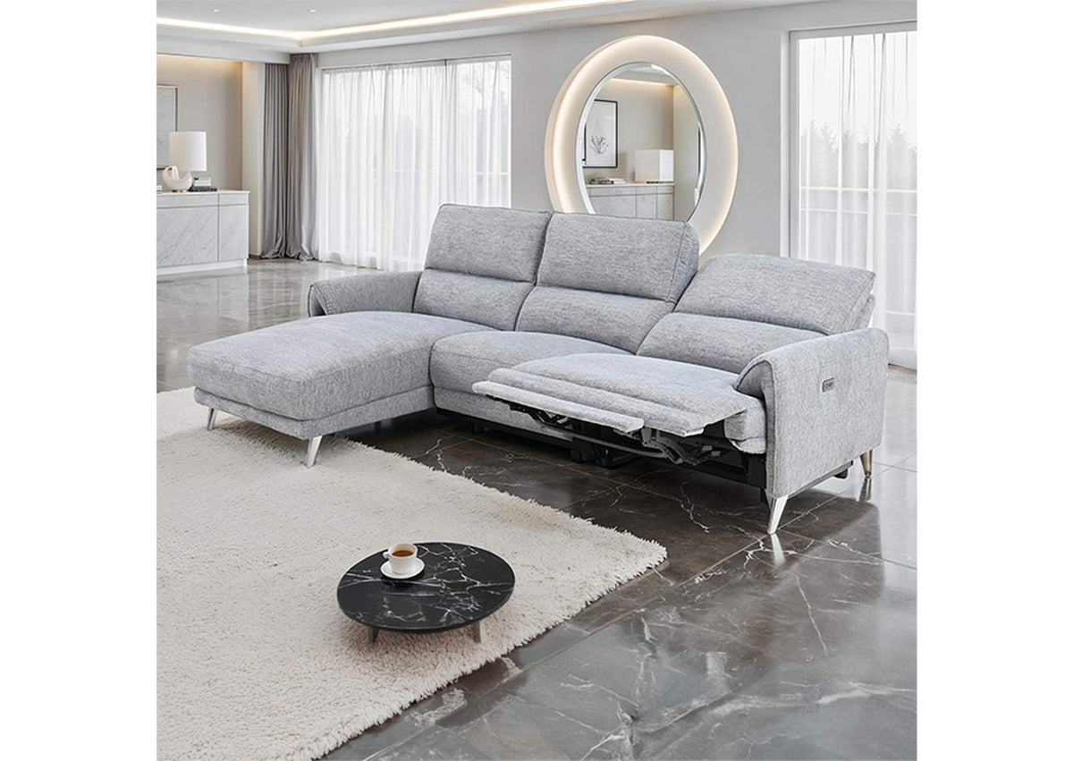 CM9938GY-SECT-PM-L Brande Power Sectional, Left Chaise