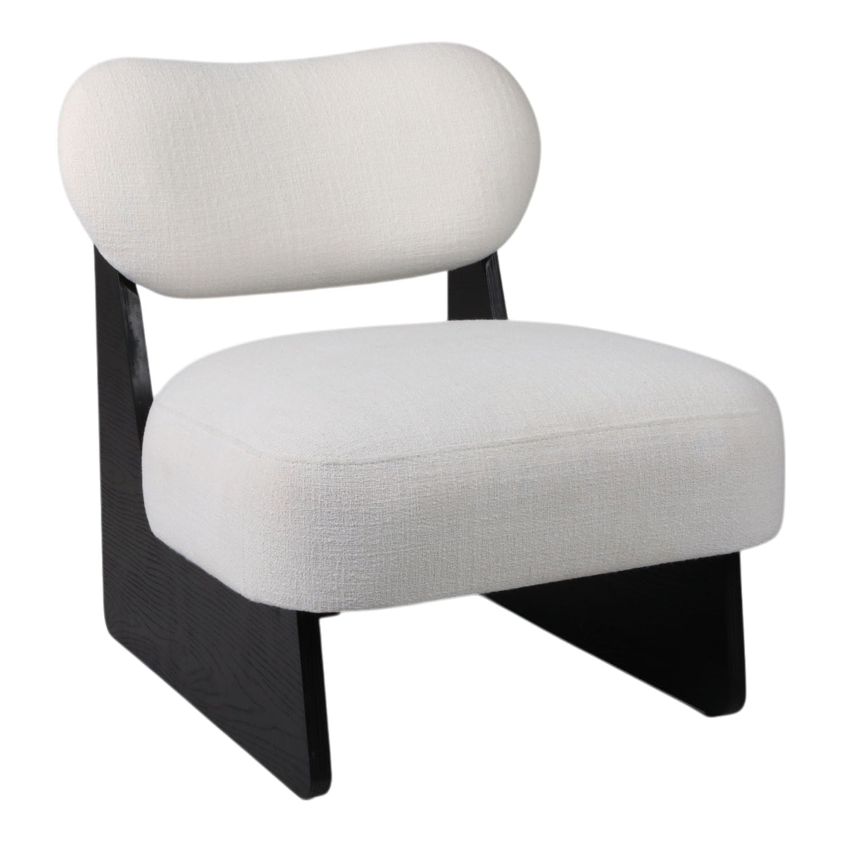Modern Accent Chair - White / Black