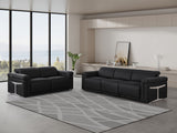 1126 - 5-Piece Modular Power Reclining Sofa And Loveseat Set In With 4 Power Recliners & Power Headrests