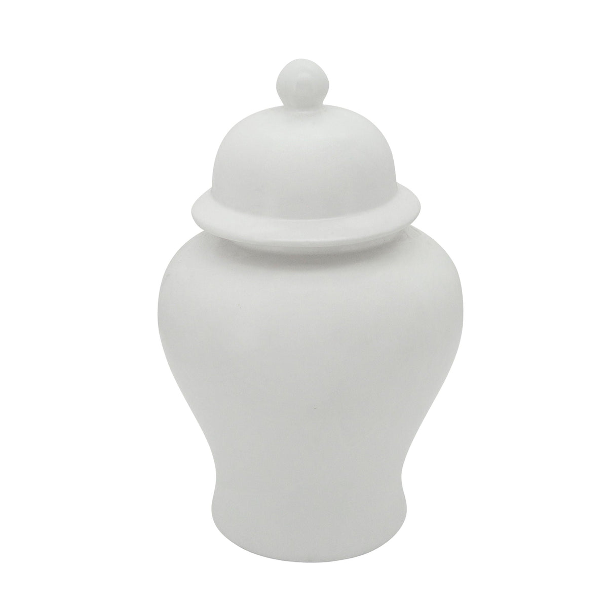 Temple Jar 18" - Matte White