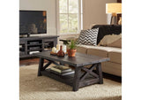 7YC921 Yosemite Solid Wood Coffee Table In Cafe