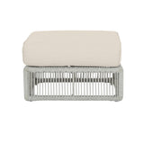 Miami - Ottoman, With Self Welt - Echo Ash / Pearl Silver