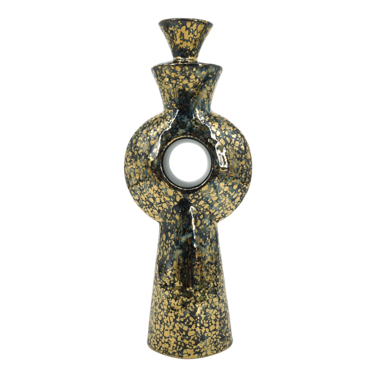 Clemes Large Ceramic Bottle - Bronze