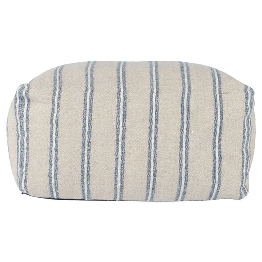 Poufs - Delgada Pouf - Natural / Blue