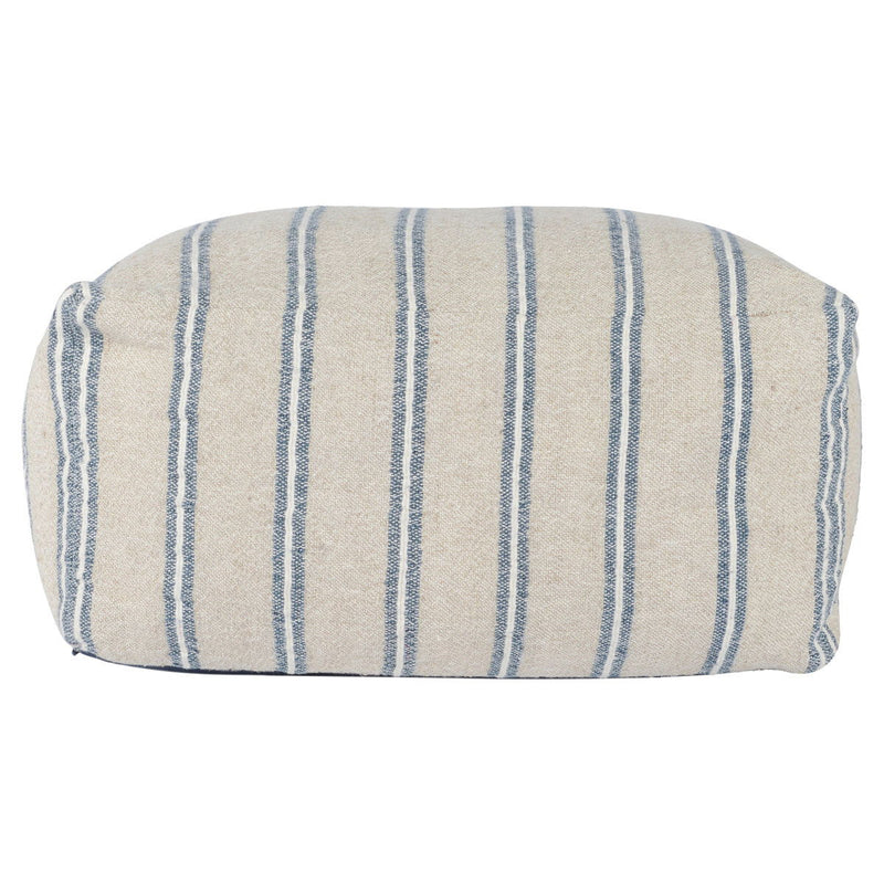 Poufs - Delgada Pouf - Natural / Blue