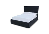 CBB3H43 Cheviot Upholsteredskirted Panel Bed In Iron