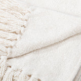 Throws - 50" x 70" TC Aria Boucle Throw - Ivory
