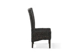3FT366 Meadow Chair Water Hyacinth In Graphite (Set of 2)