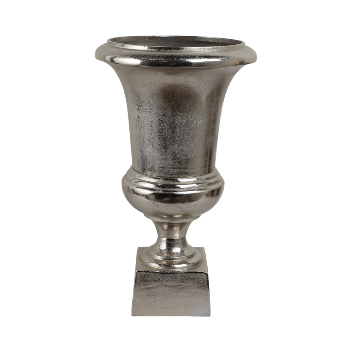 Kenosha Silver Aluminum Urn - Silver