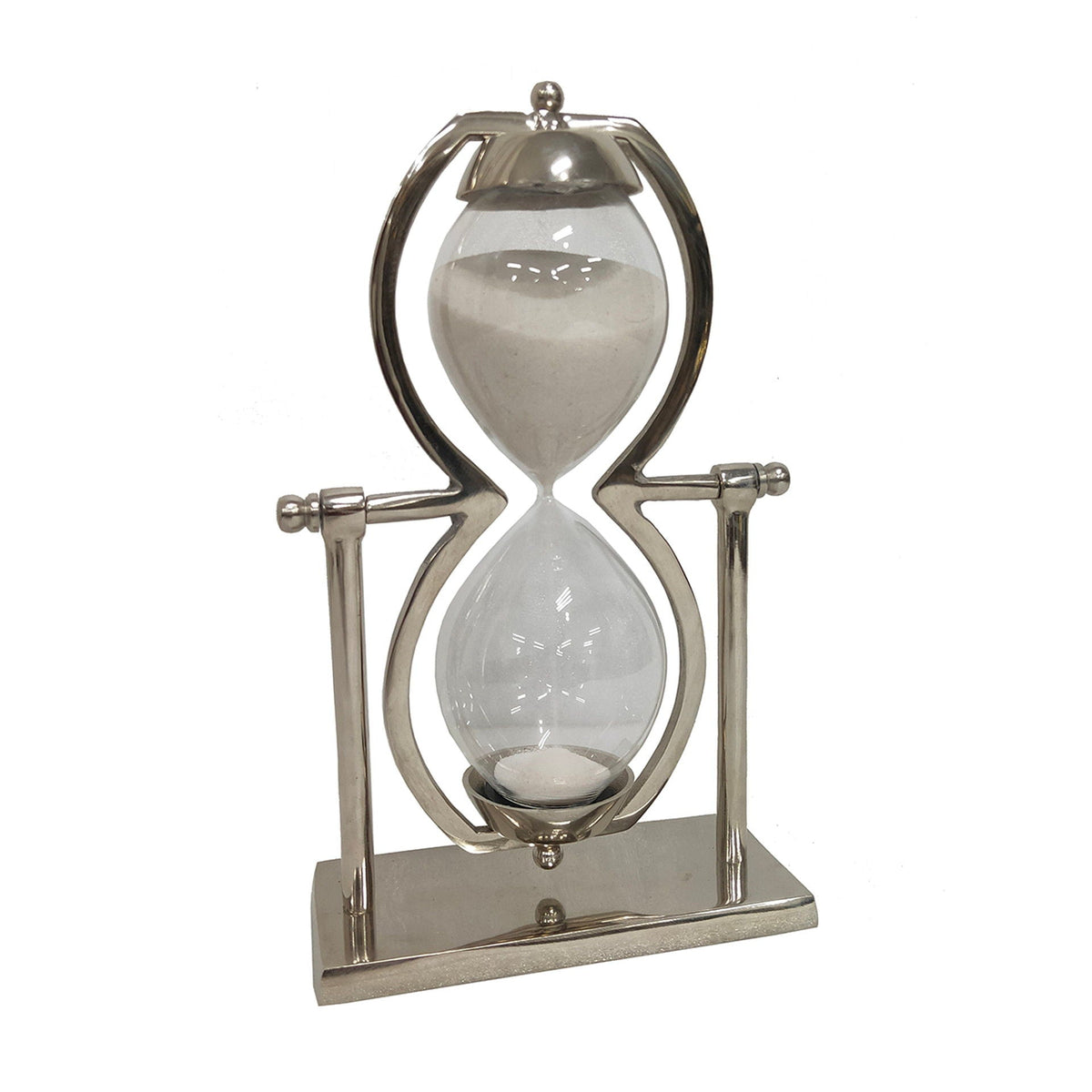 11" Metal Sandtimer - Silver