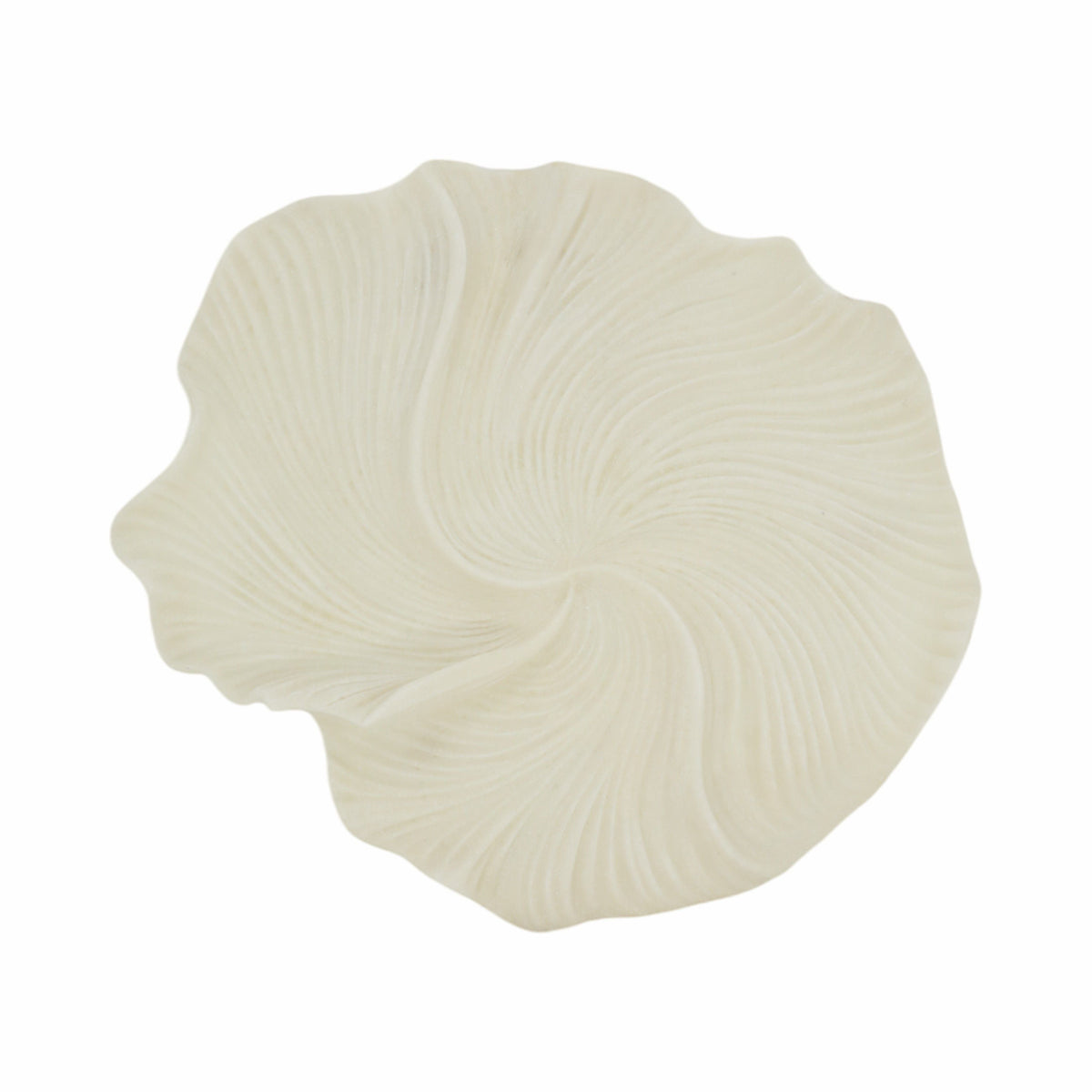 18" / 19" / 20" Majorca Quartz Resin Shell Wall Decor (Set of 3) - White