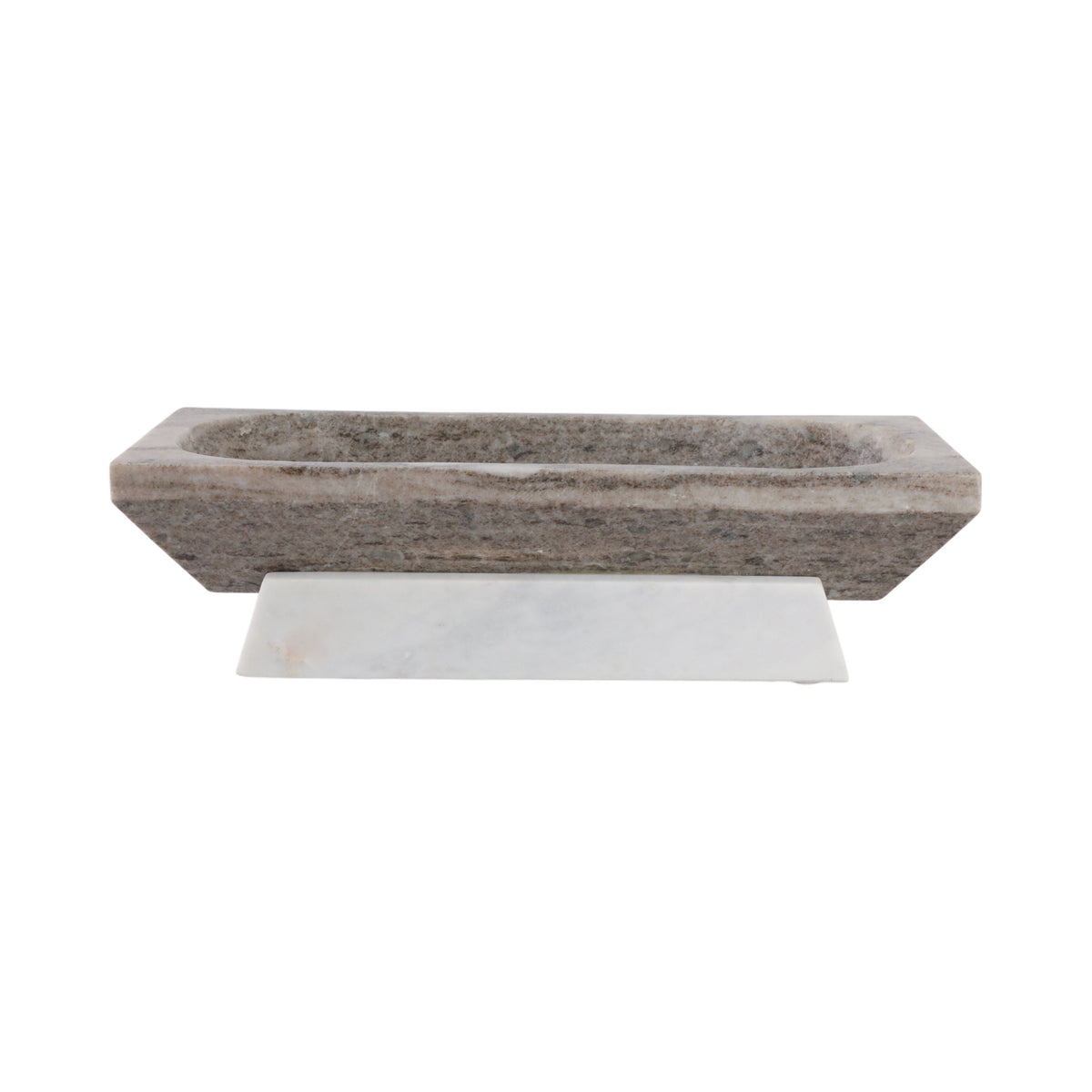 Duval Marble Bowl - Gray / Beige
