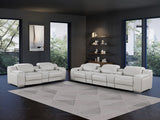 1116 - 8-Piece Modular Power Reclining Sofa, Loveseat & Chair Set In With 5 Power Recliners & Power Headrests