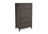 NVGX84A Nevis Five Drawer Chest In Sharkskin (2024)