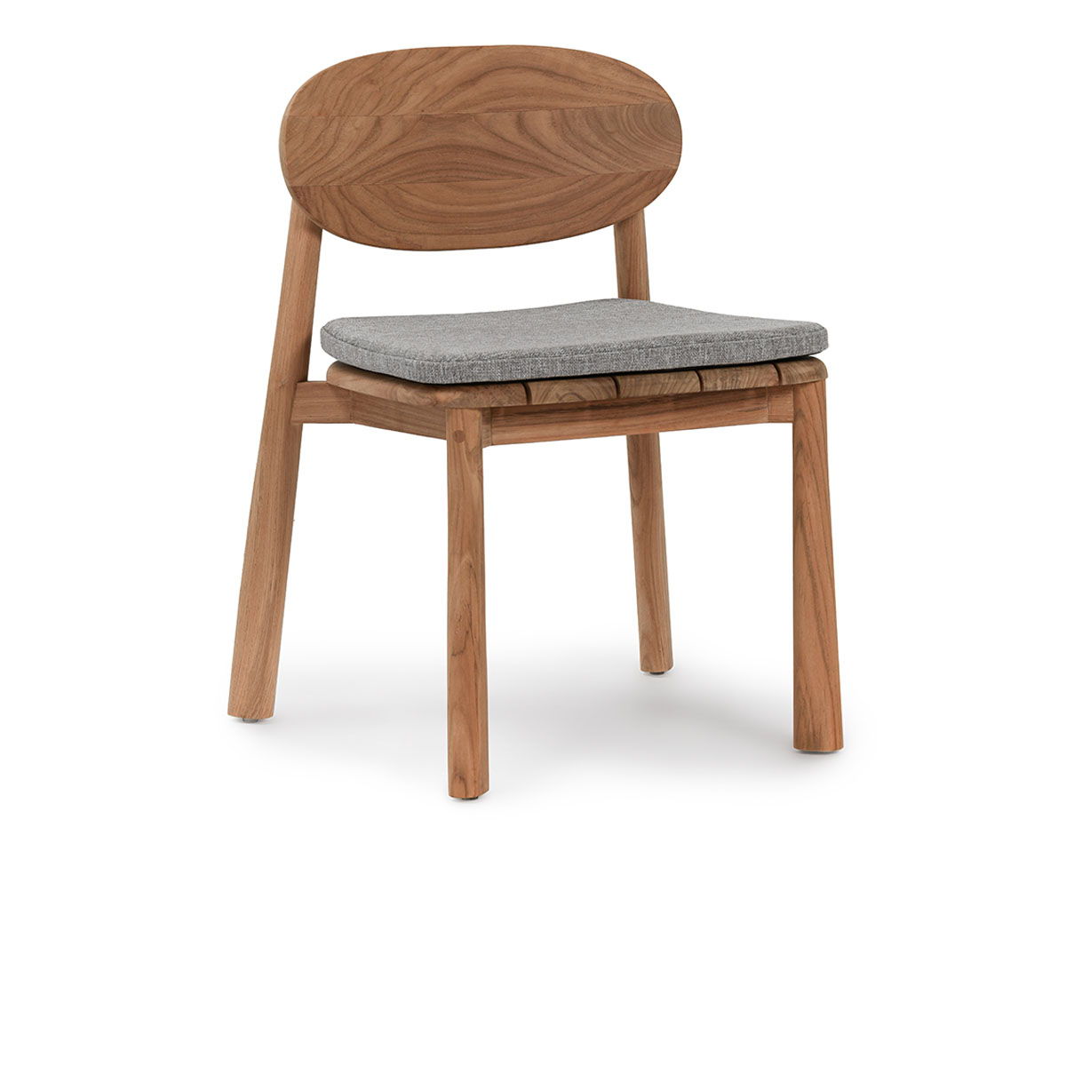 Aston - Outdoor Dining Chair - Natural / Gray
