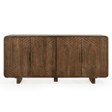 Holmes - 4 Door Sideboard - Artisan Brown, view 3