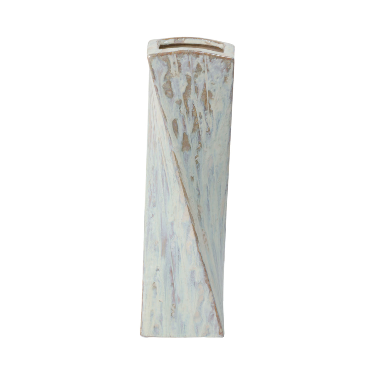 Pendelton Large Twist Vase - Brown