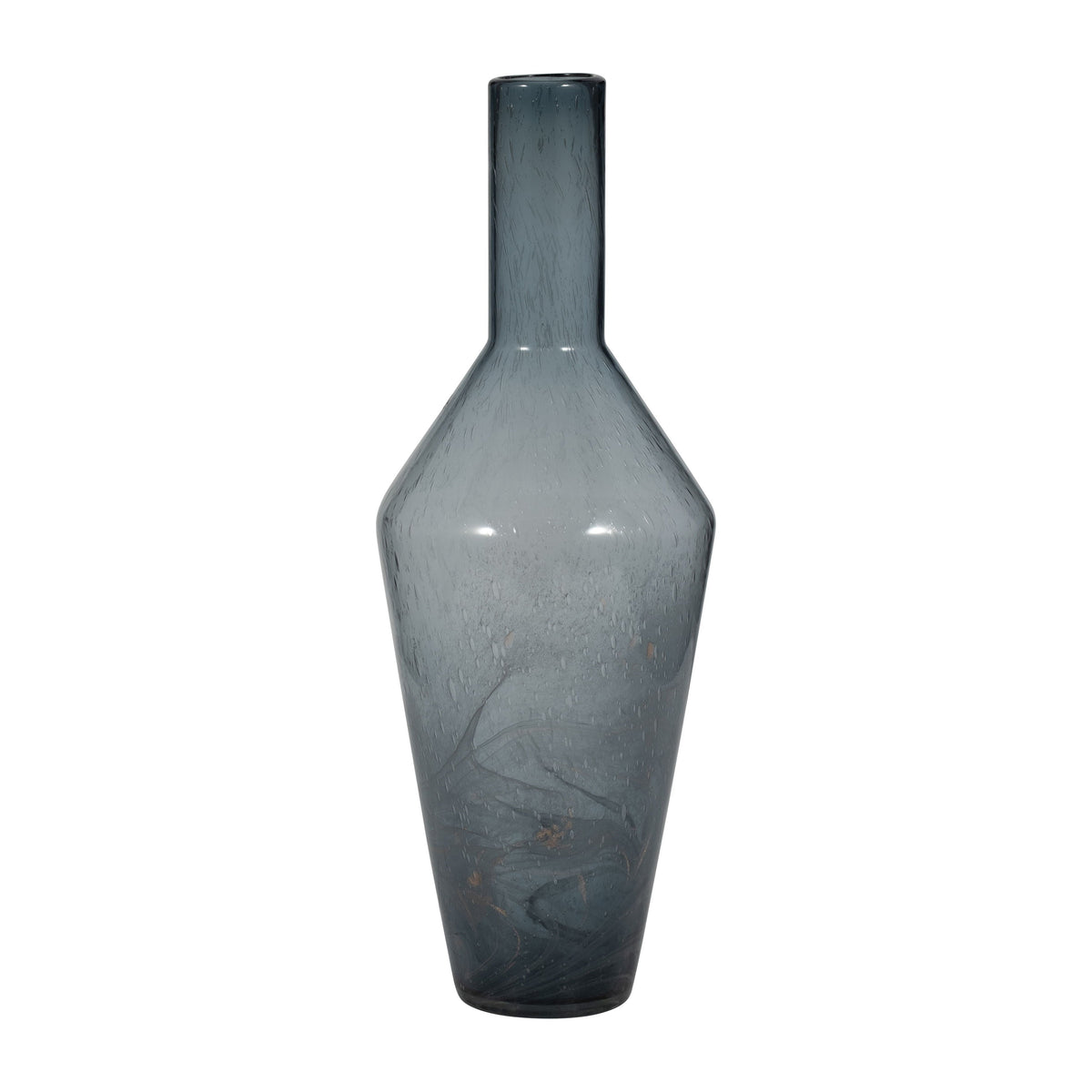 20" Abigail Large Swirl Vase - Blue
