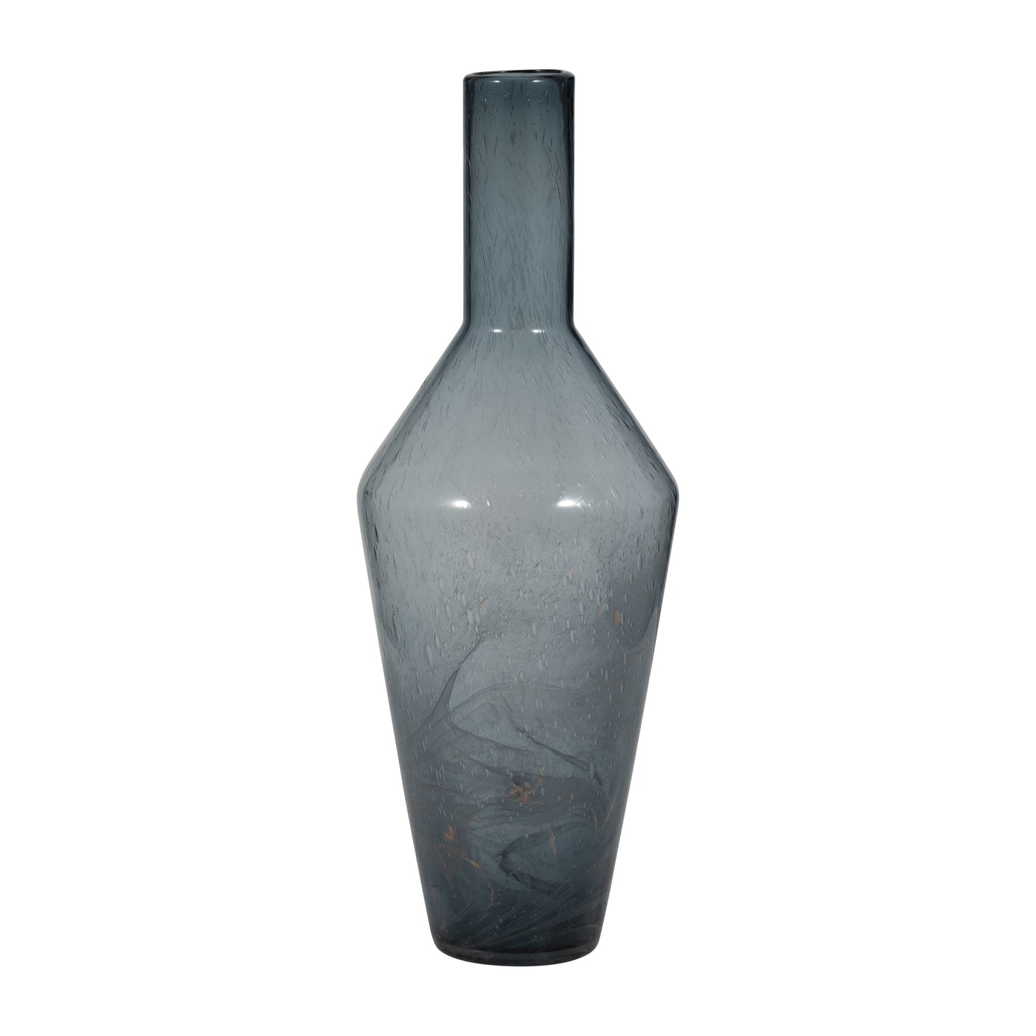 20" Abigail Large Swirl Vase - Blue